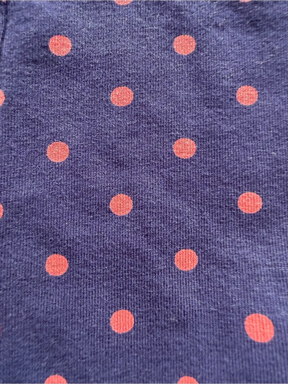 OshKosh B'gosh Navy Leggings with Pink Polka Dots